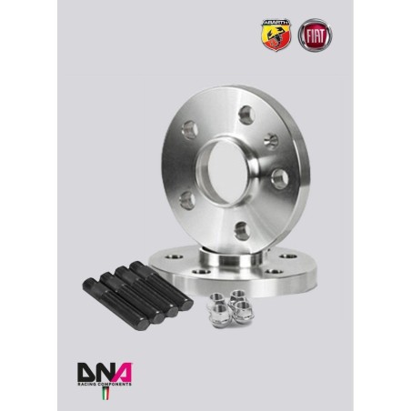 Distanziali racing con prigionieri e dadi 500 Abarth, Mito, Panda