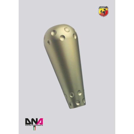 Kit racing Pomello 695 style in alluminio anodizzato titanio Abarth