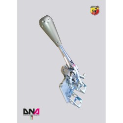 Kit racing Pomello 695 style in alluminio anodizzato titanio Abarth