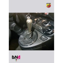 Kit racing pomello 695 style in alluminio anodizzato titanio Abarth