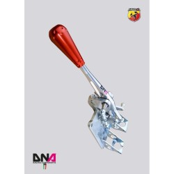 Kit racing Pomello 695 style in alluminio anodizzato rosso Abarth