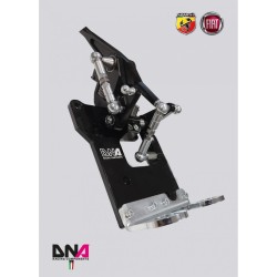 KIT racing TORRETTA CAMBIO REGOLABILE ANODIZZATA NERA 500 Abarth