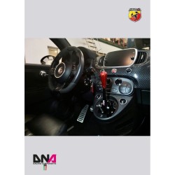 KIT racing TORRETTA CAMBIO REGOLABILE ANODIZZATA NERA 500 Abarth