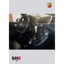 KIT racing TORRETTA CAMBIO REGOLABILE ANODIZZATA NERA 500 Abarth