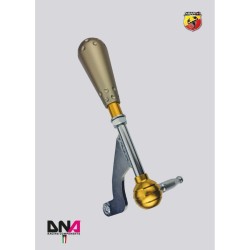 Leva cambio racing FIAT 500 Abarth stage 2 con pomello 695 style anodizzato titanio