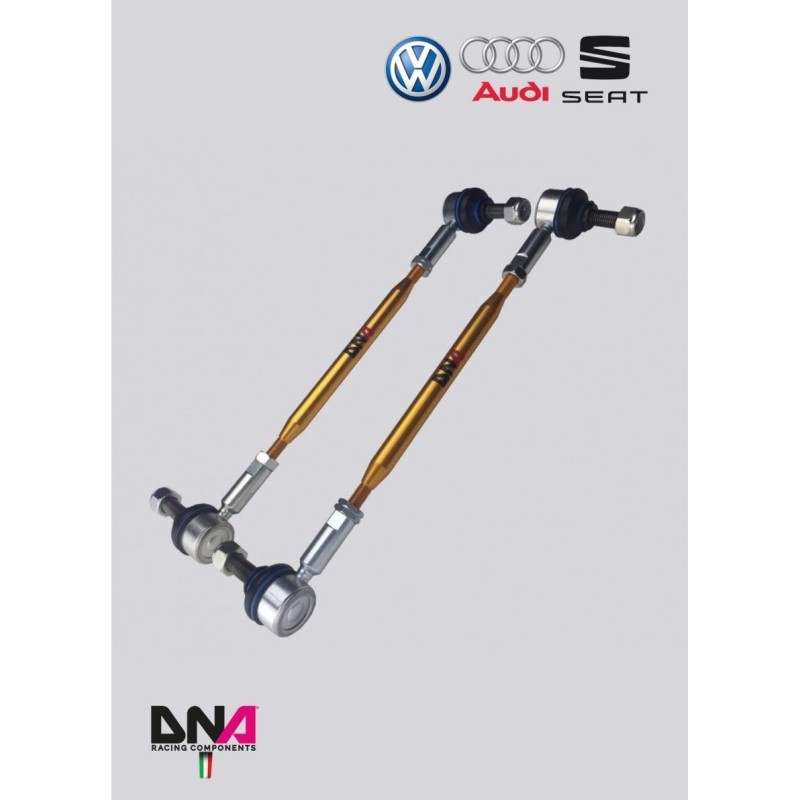 Kit racing tiranti barra antirollio anteriore Audi A3 TT Q2 Q3 VW Golf