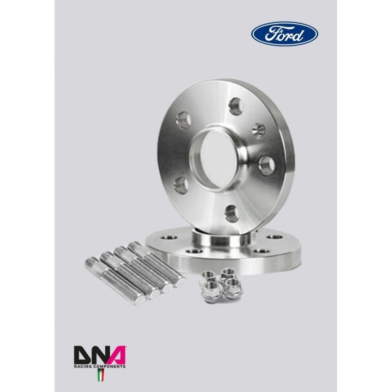 Coppia distanziali racing con prigionieri e dadi Ford Fiesta VII