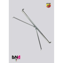 Kit racing barra duomi posteriore con tiranti FIAT 500 Abarth