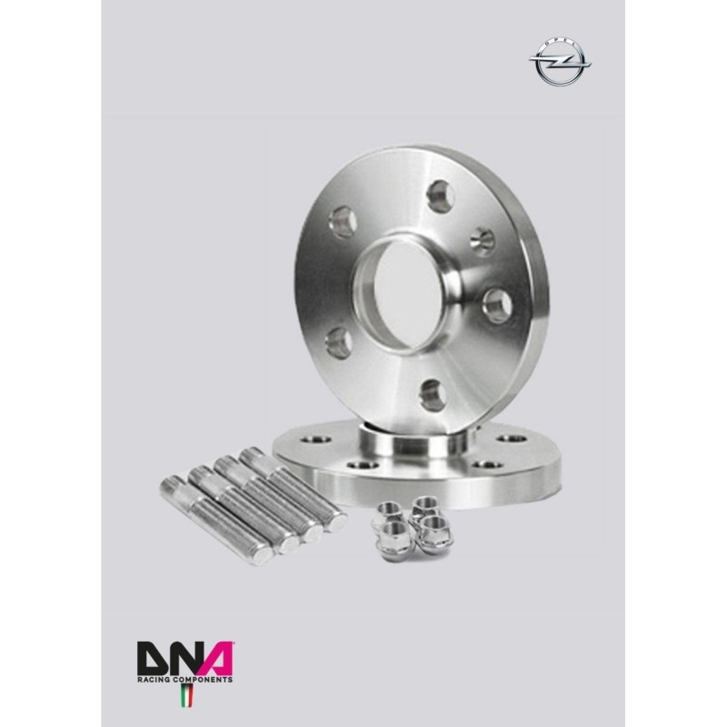 Distanziali racing con prigionieri e dadi ruota Opel Corsa D-E