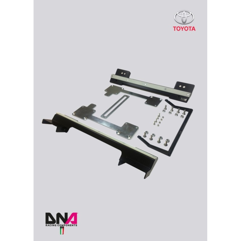 Kit racing abbassamento sedile con guide regolabili.