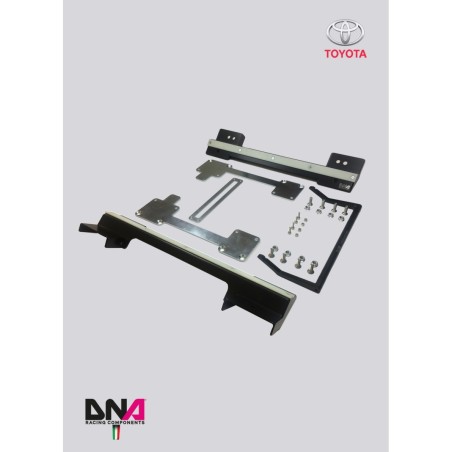 Kit racing abbassamento sedile con guide regolabili.