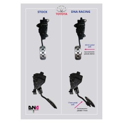 Kit racing alzamento e avvicinamento pedale acceleratore