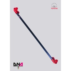 Barra duomi anteriore fibra di carbonio Toyota Yaris GR