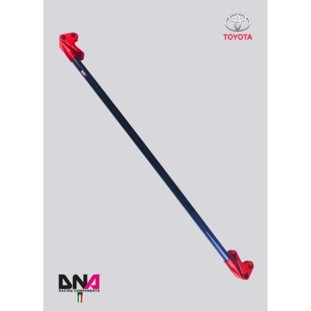 Barra duomi anteriore fibra di carbonio Toyota Yaris GR