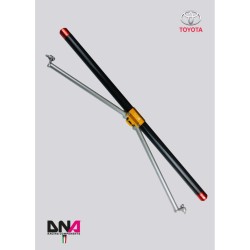 Kit racing barra duomi posteriore in carbonio con tiranti Toyota yaris GR